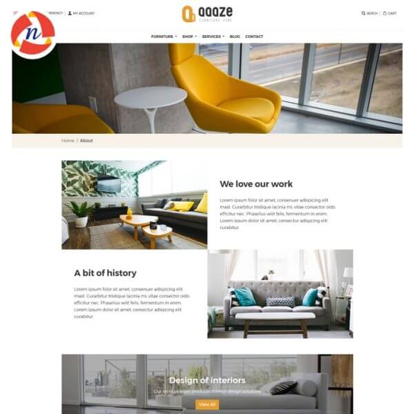 Furniture(Ecommerce Store) HTML Template
