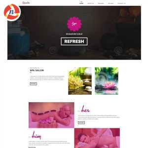 HTML Template For Spa & Saloon