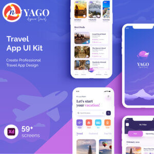 yago mobile app uiux kit